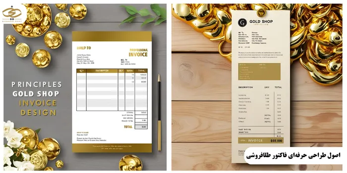اصول طراحی حرفهای فاکتور طلافروشی