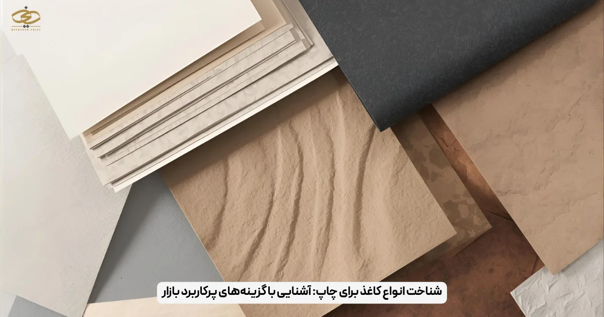 شناخت انواع کاغذ برای چاپ_ آشنایی با گزینه‌های پرکاربرد بازار