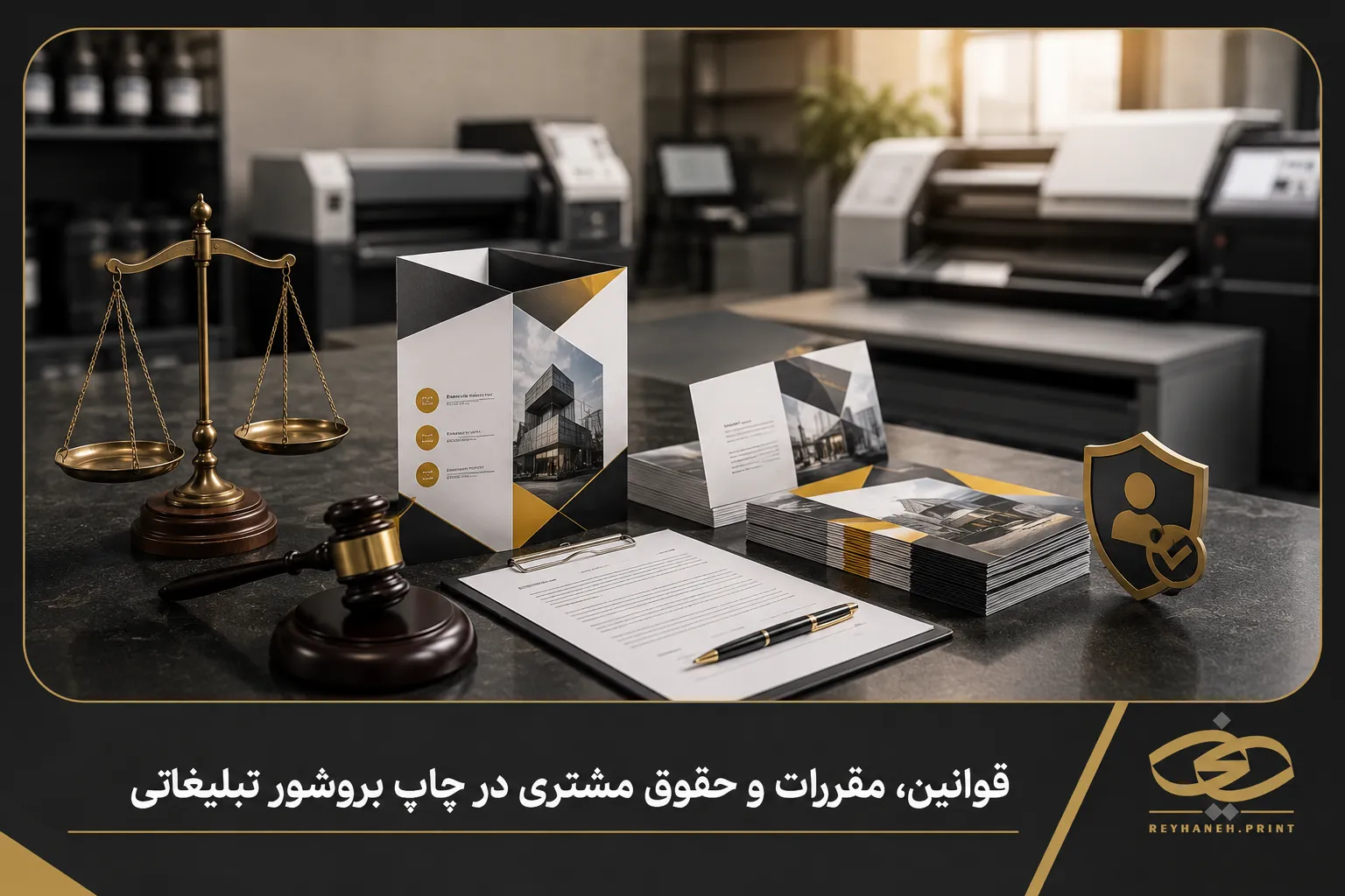 قوانین، مقررات و حقوق مشتری در چاپ بروشور تبلیغاتی
