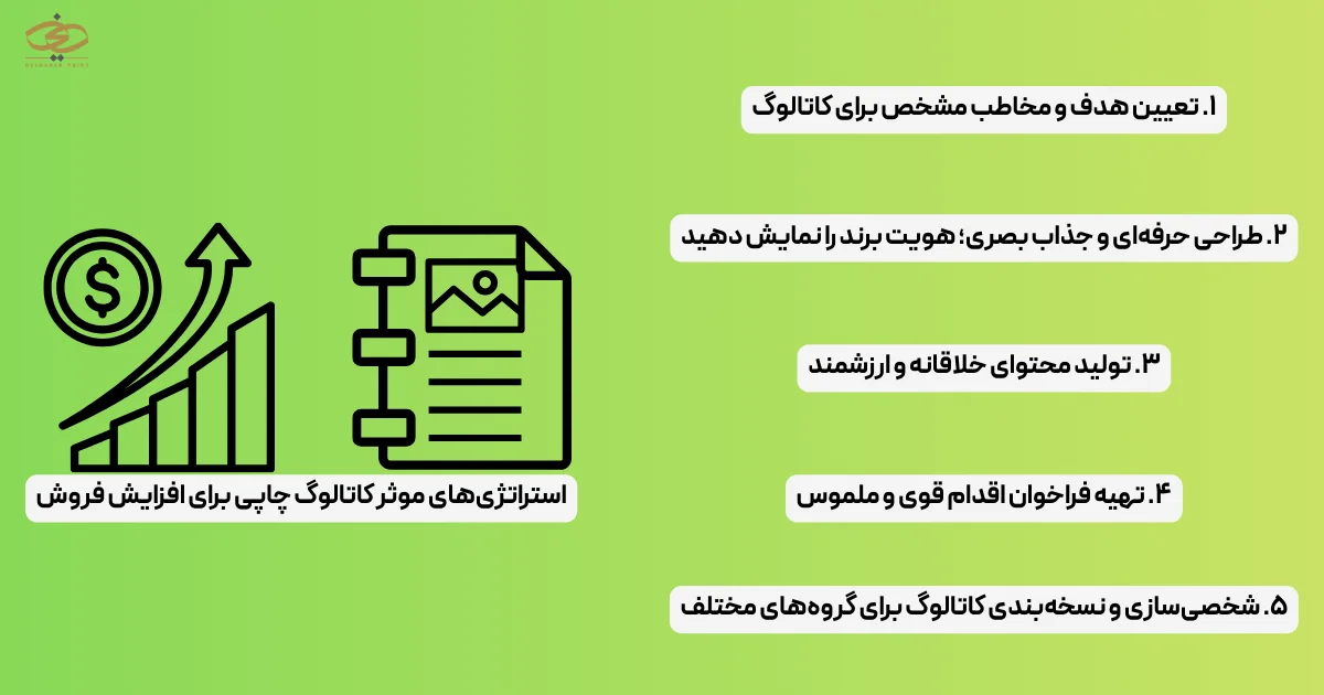 استراتژی‌های موثر کاتالوگ چاپی برای افزایش فروش