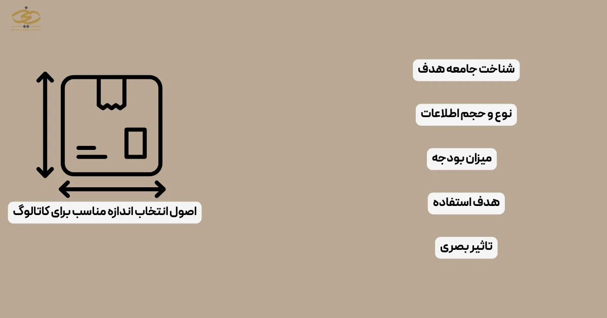 اصول انتخاب اندازه مناسب برای کاتالوگ