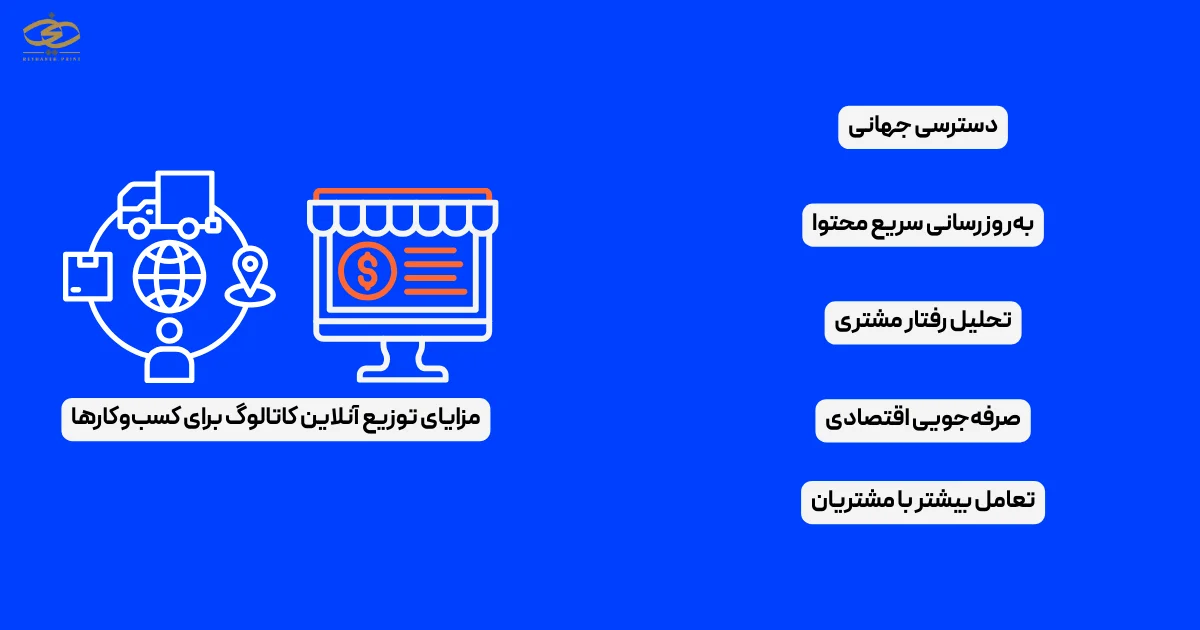 مزایای توزیع آنلاین کاتالوگ برای کسب‌وکارها