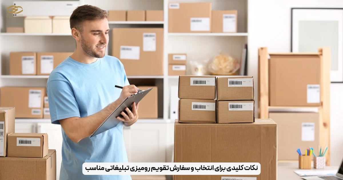 نکات کلیدی برای انتخاب و سفارش تقویم رومیزی تبلیغاتی مناسب