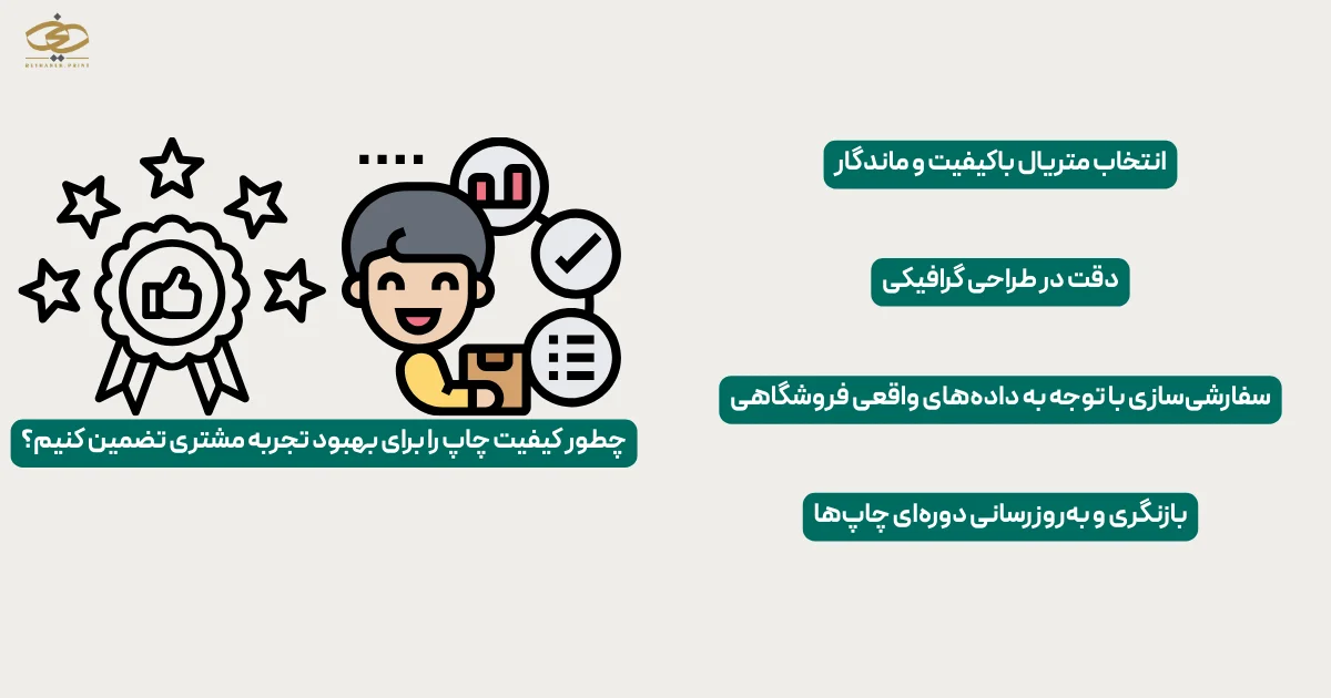 چطور کیفیت چاپ را برای بهبود تجربه مشتری تضمین کنیم؟